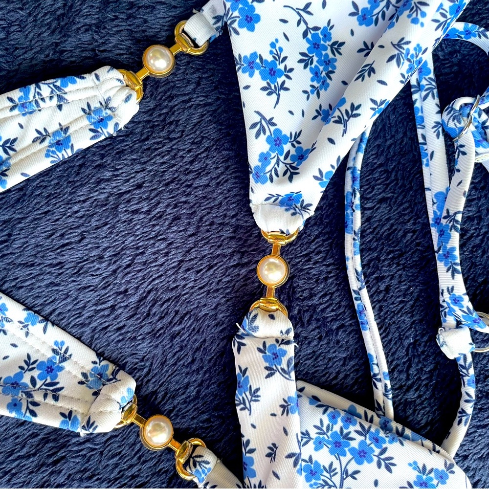 🆕💙👙💙Floral•Bikini•Set💙👙💙🆕 - Picture 3 of 11